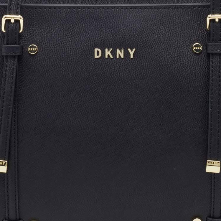 مملوكة مسبقًا DKNY Black Leather Tote