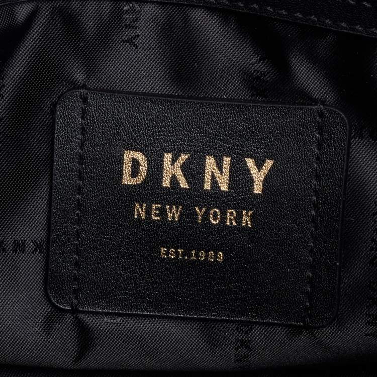 مملوكة مسبقًا DKNY Black Leather Tote