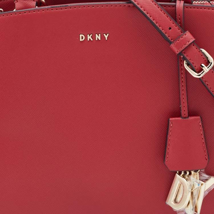 مملوكة مسبقًا DKNY Red Saffiano Leather Paige Tote