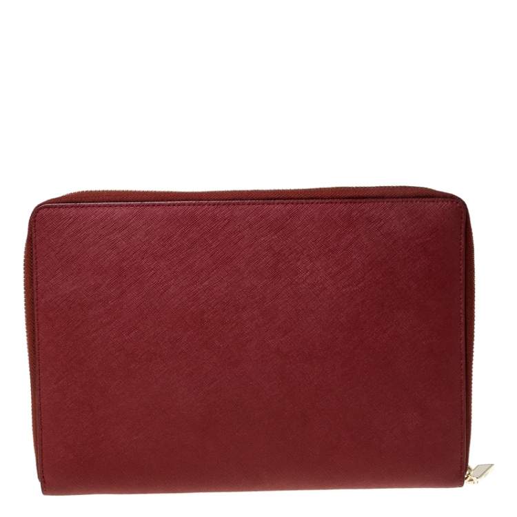 Pre Owned DKNY Red Leather iPad Case