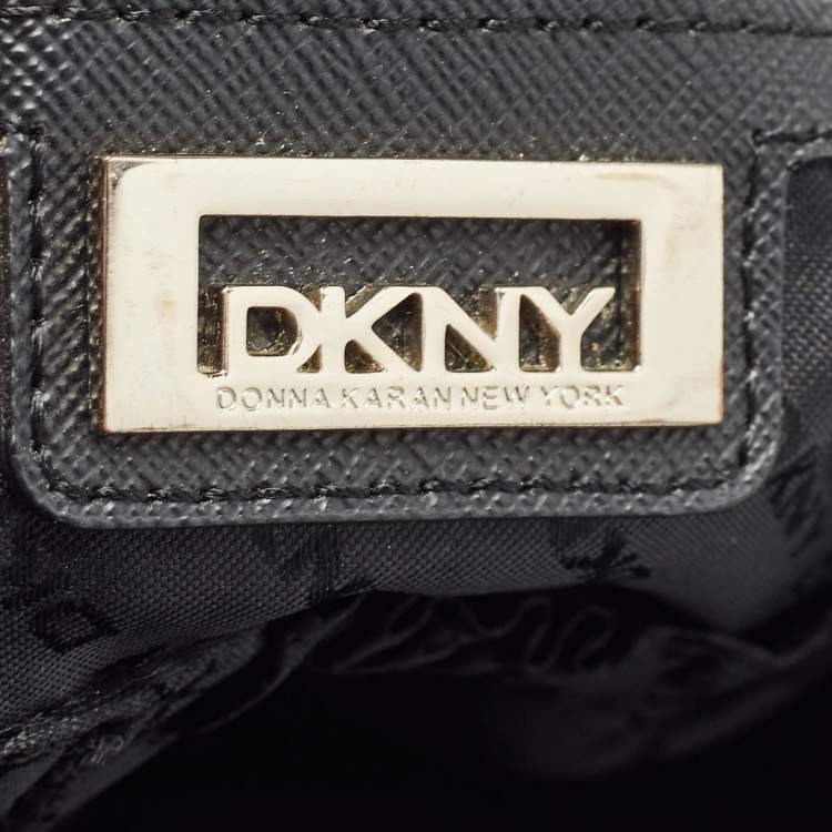 Pre Owned DKNY Blue Leather Hobo