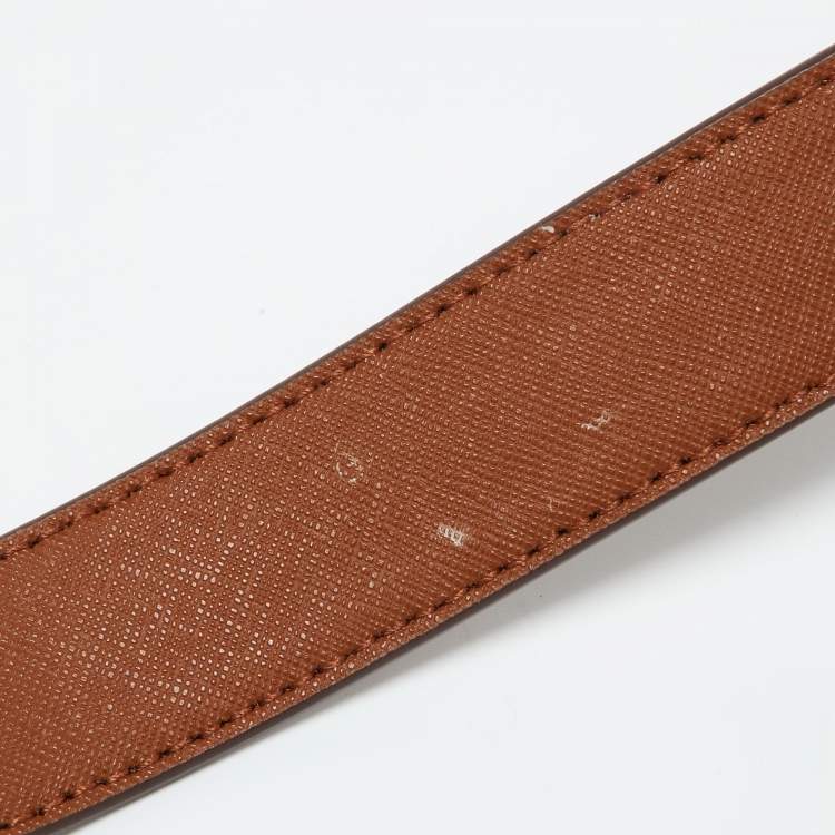 مملوكة مسبقًا DKNY Brown Signature Coated Canvas and Leather Top Handle Bag