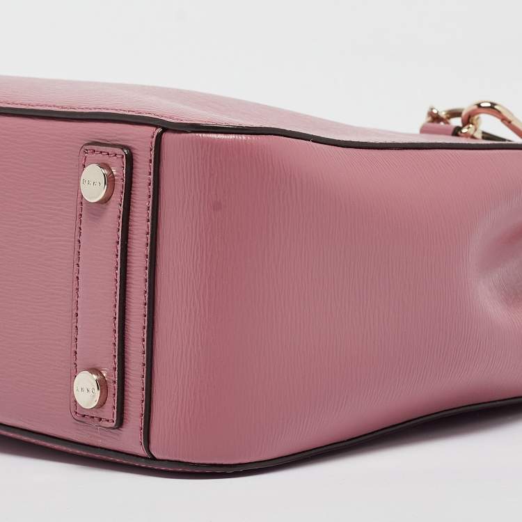 Pre Owned DKNY Pink Leather Bryant Park Chain Tote