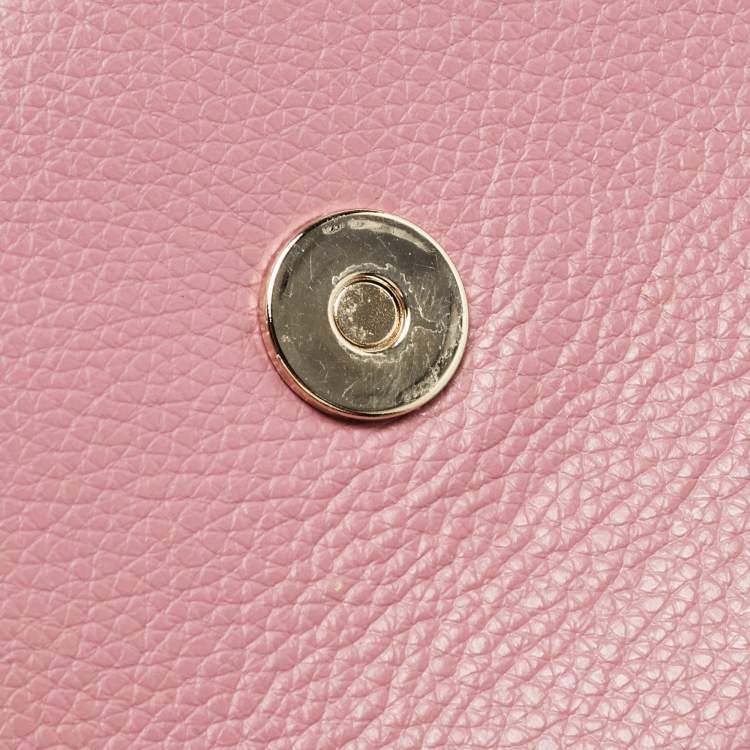 Pre Owned DKNY Pink Leather Elissa Belt Bag