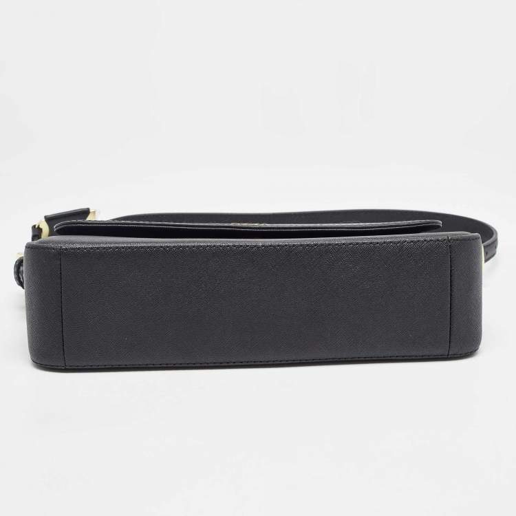 مملوكة مسبقًا DKNY Black Leather Bibi East West Shoulder Bag
