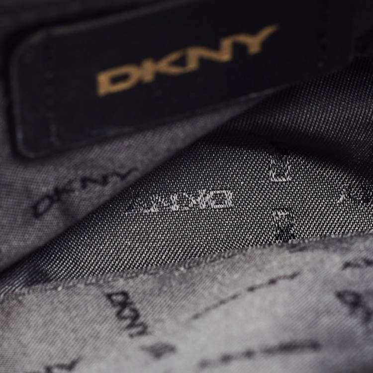 مملوكة مسبقًا DKNY Black Leather Bibi East West Shoulder Bag