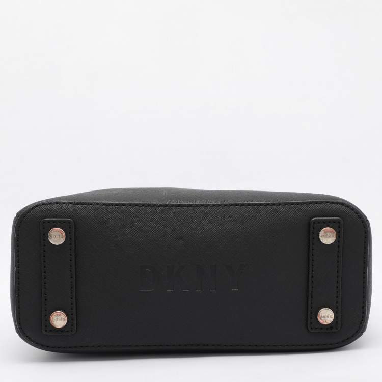 Pre Owned DKNY Black Leather Paige Satchel