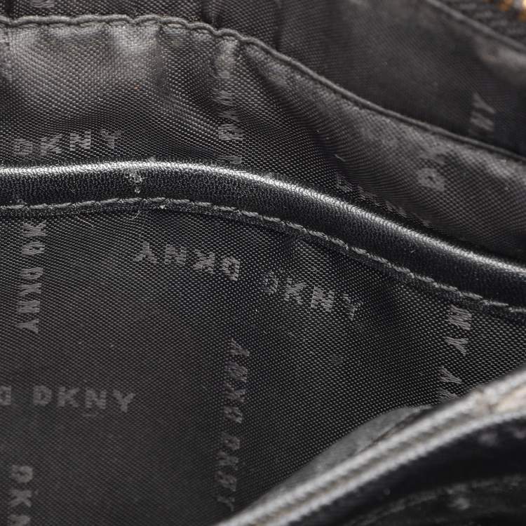 Pre Owned DKNY Black Leather Paige Satchel