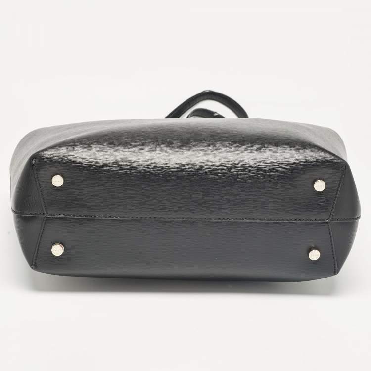 Pre Owned DKNY Black Leather Medium Bryant Tote