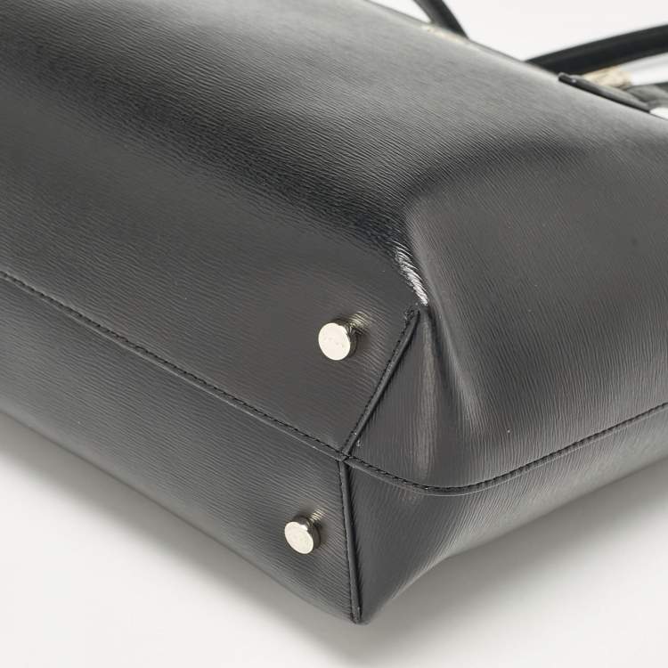 Pre Owned DKNY Black Leather Medium Bryant Tote