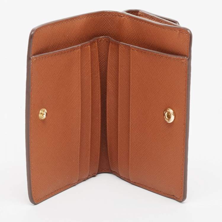 Pre Owned DKNY Brown Leather XS Crossbody Bag