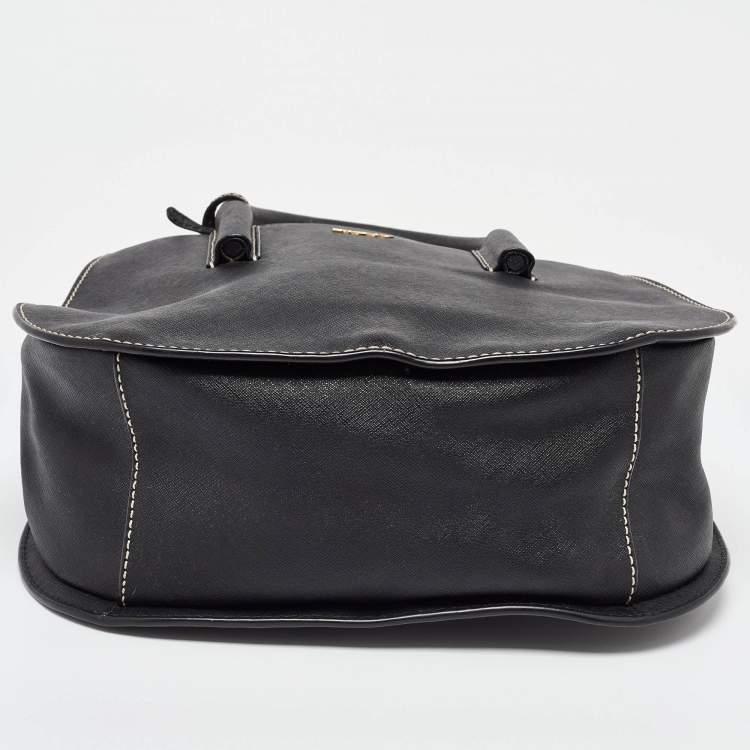 مملوكة مسبقًا DKNY Black Saffiano Leather Tote