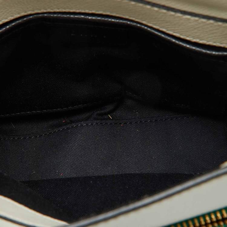 Pre Owned DKNY Multicolor Leather Bryant Park Crossbody Bag