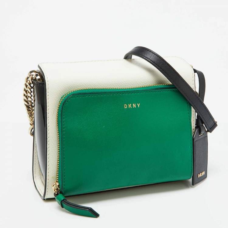 Pre Owned DKNY Multicolor Leather Bryant Park Crossbody Bag