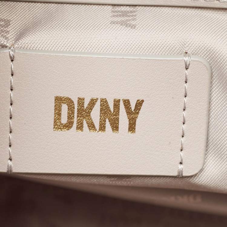 Pre Owned DKNY Blue Leather Perri Box Tote