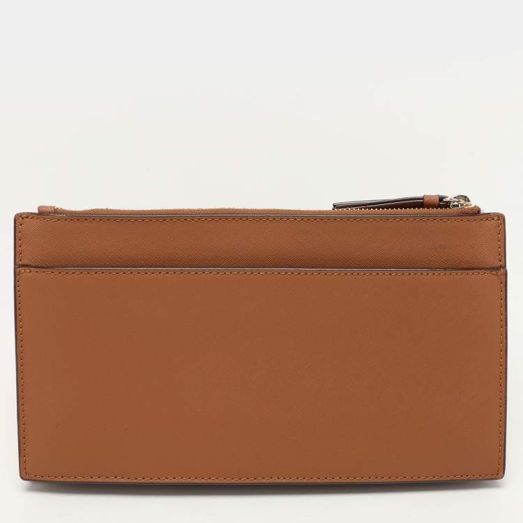 Pre Owned Dkny Brown Leather Crossbody Bag