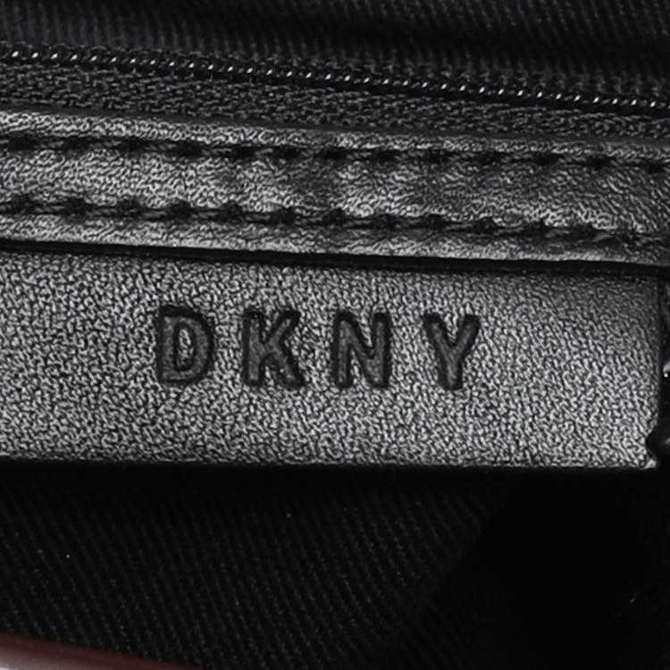 Pre Owned Dkny Tricolor Leather Top Handle Bag