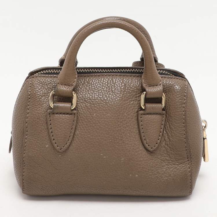 Pre Owned Dkny Beige Leather Satchel