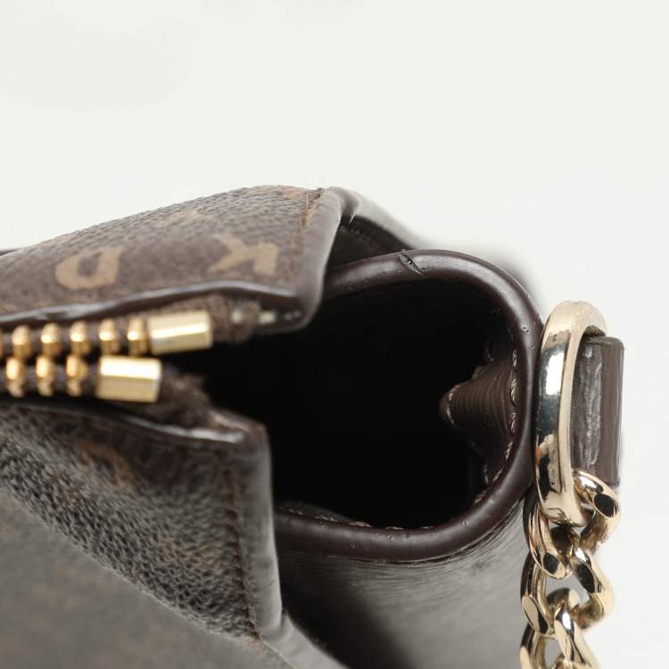 Pre Owned DKNY Brown Signature Coated Canvas Ava Zip Crossbody Bag