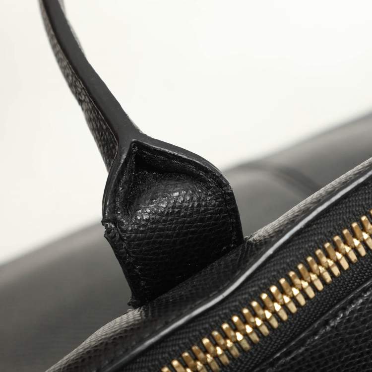 Pre Owned DKNY Black Leather Dome Satchel