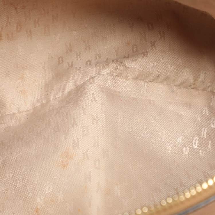 Pre Owned DKNY Brown Leather Bryant Park Satchel
