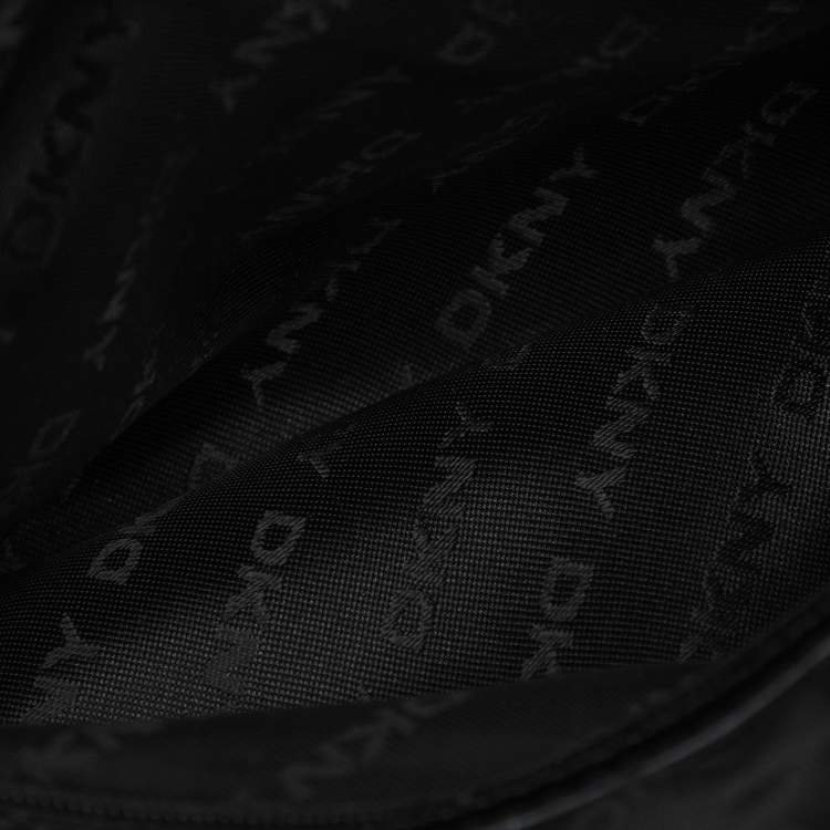 Pre Owned Dkny Black Canvas and Leather Donna Karan Satchel