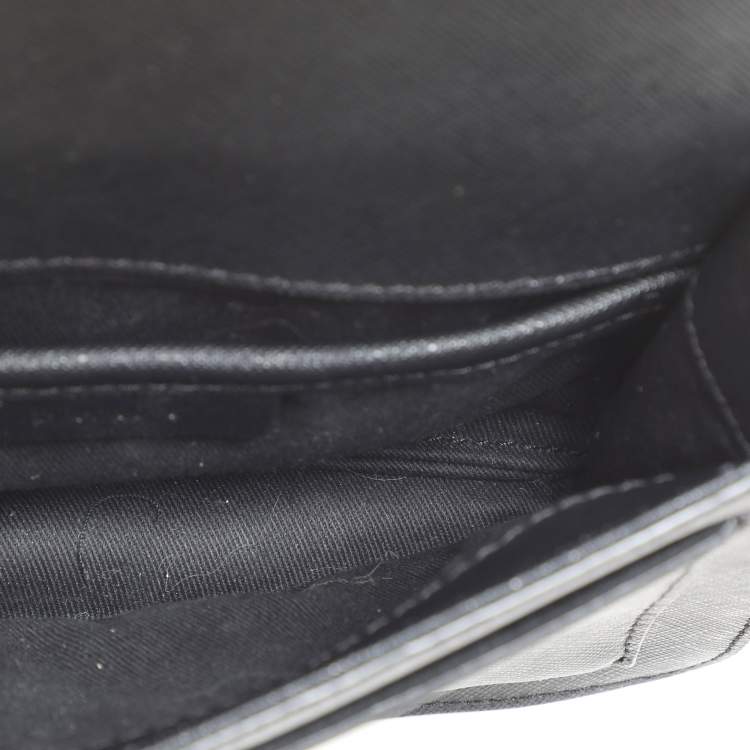 Pre Owned DKNY Black Leather Bryant Park Crossbody Bag