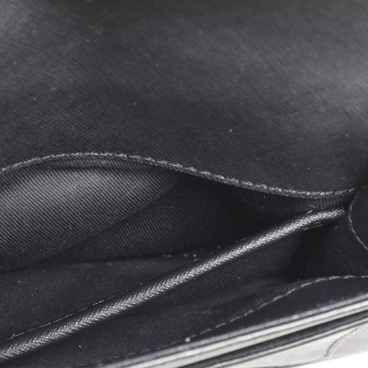 Pre Owned DKNY Black Leather Bryant Park Crossbody Bag