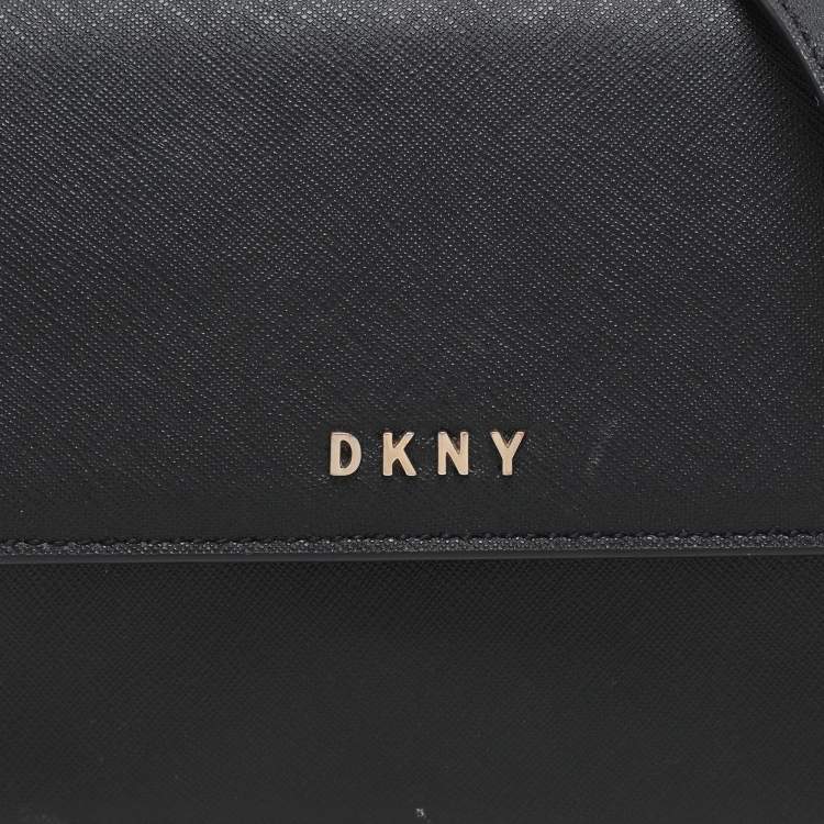 Pre Owned DKNY Black Leather Bryant Park Crossbody Bag