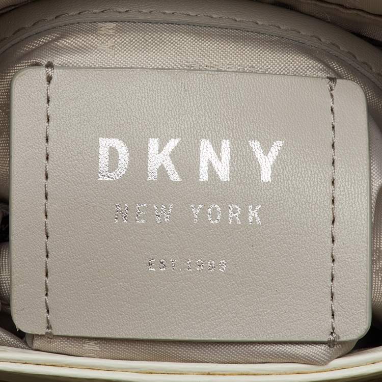 Pre Owned DKNY Multicolor Leather Butterflys Embellished Paige Satchel