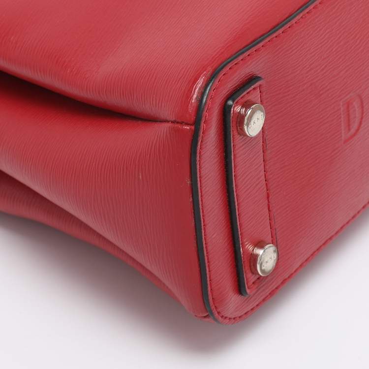 Pre Owned DKNY Red Leather Paige Tote