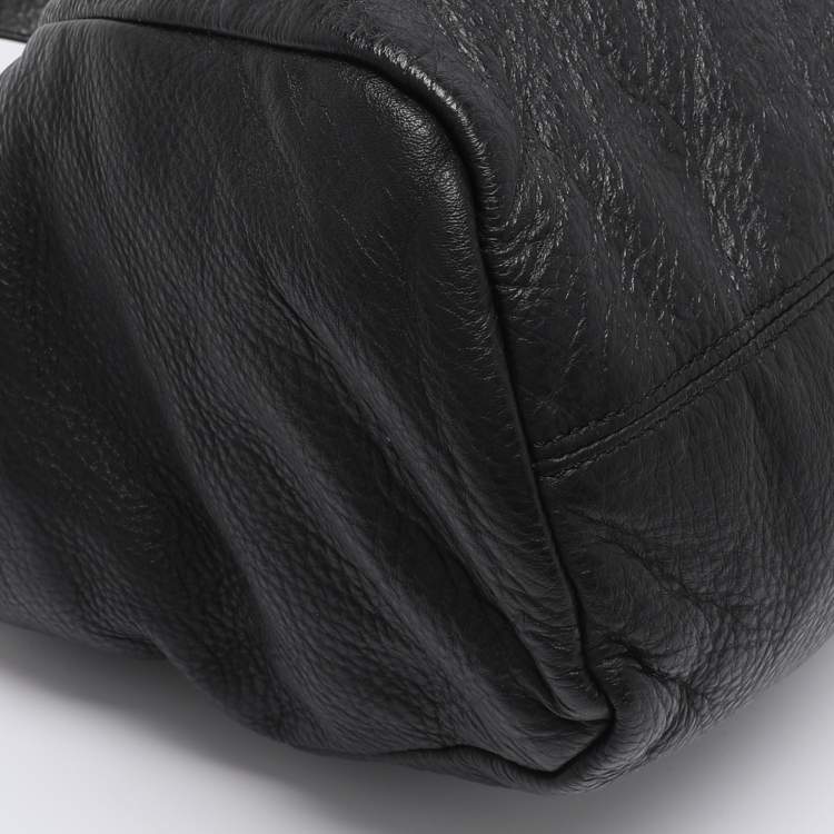 Pre Owned Dkny Black Leather Satchel