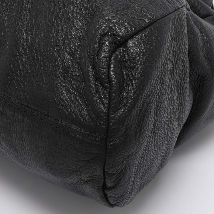 Pre Owned Dkny Black Leather Satchel