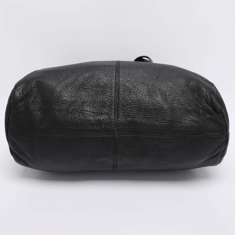Pre Owned Dkny Black Leather Satchel