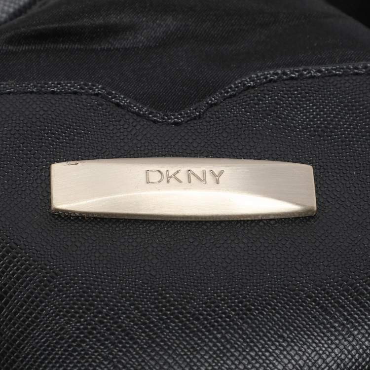Pre Owned Dkny Black Leather Satchel