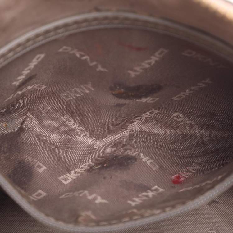 Pre Owned DKNY Pink Leather Shoulder Bag