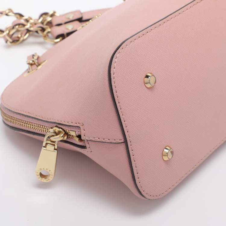 Pre Owned DKNY Pink Leather Shoulder Bag