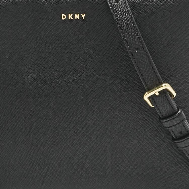 Pre Owned DKNY Black Leather Bryant Park Bucket Bag