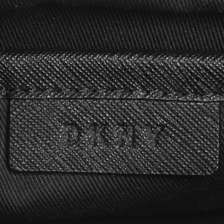 Pre Owned Dkny Black Leather Crossbody Bag
