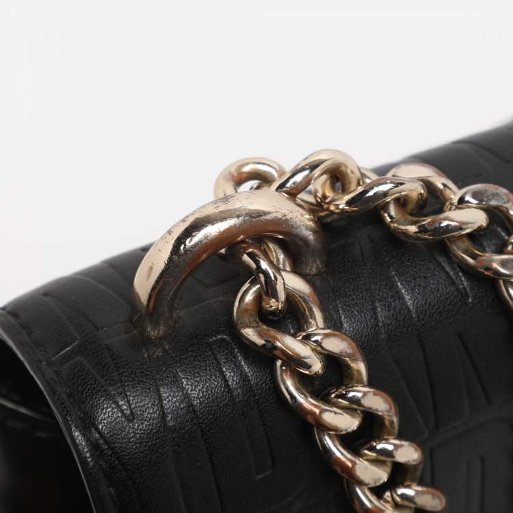 Pre Owned Dkny Black Leather Sina Shoulder Bag