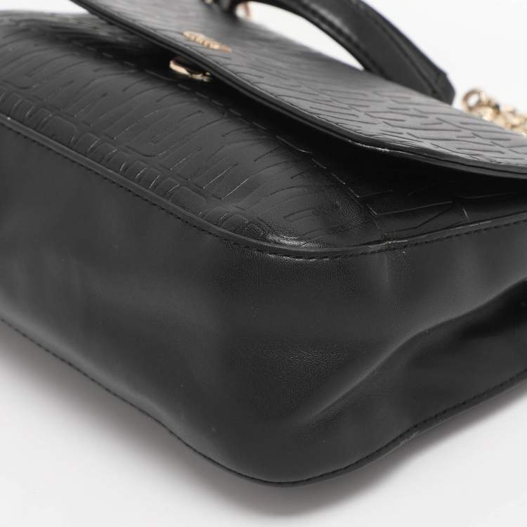 Pre Owned Dkny Black Leather Sina Shoulder Bag