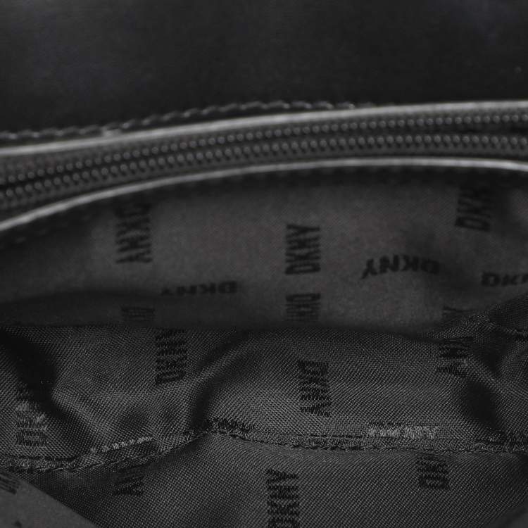 Pre Owned Dkny Black Leather Sina Shoulder Bag