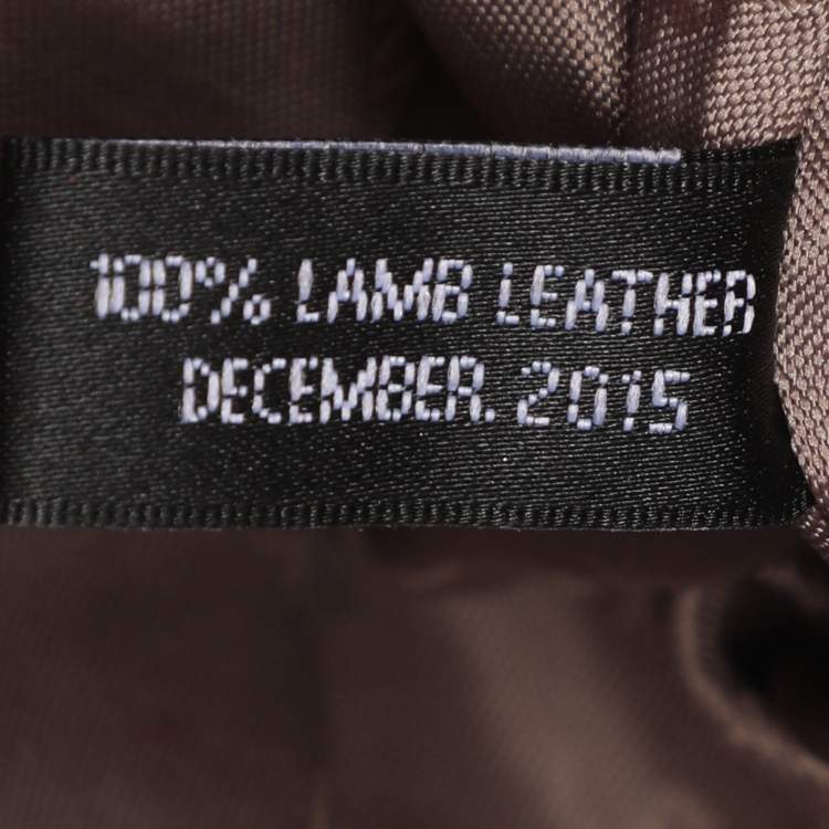 Pre Owned DKNY Red Quilted Leather Flap Chain Crossbody Bag