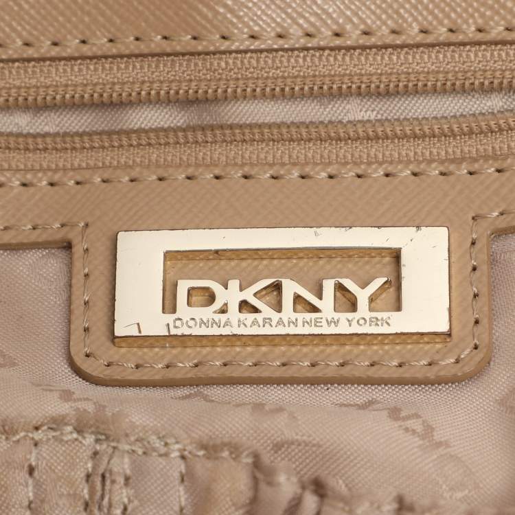 Pre Owned DKNY Red Leather Bryant Park Top Zip Tote
