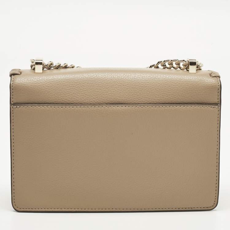 Pre Owned Dkny Beige Leather Elissa Crossbody Bag