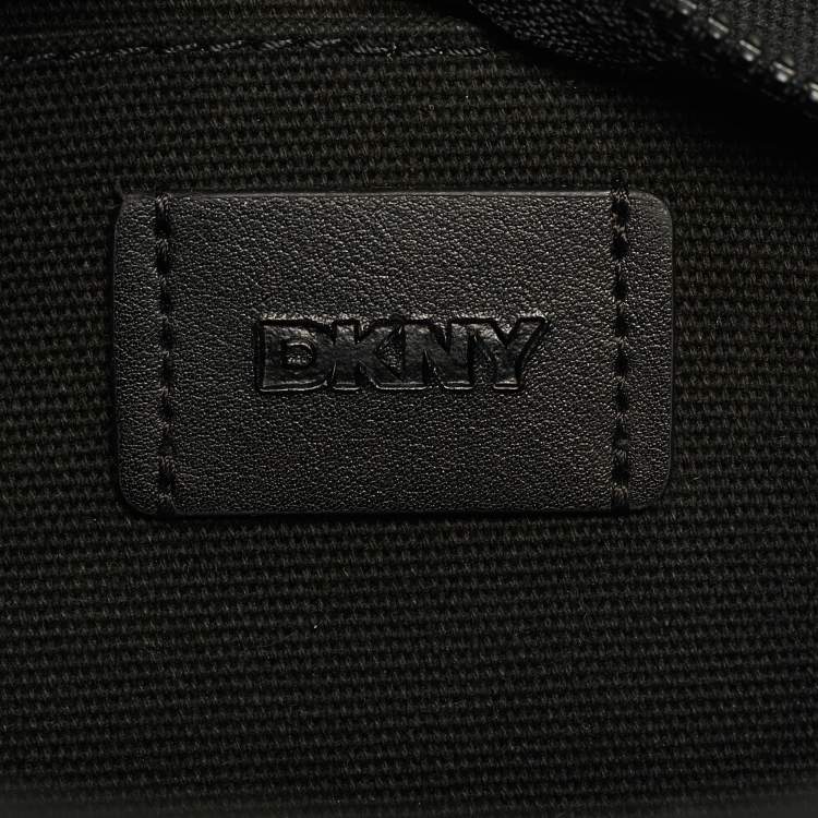 Pre Owned DKNY Black Canvas Small Brady Crossbody Bag