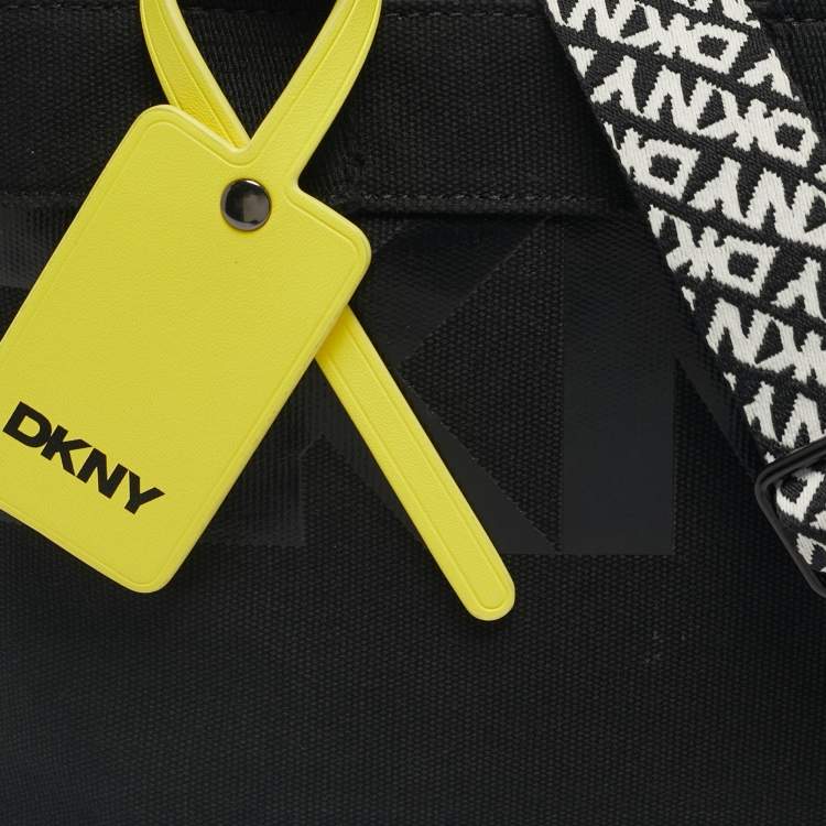 Pre Owned DKNY Black Canvas Small Brady Crossbody Bag