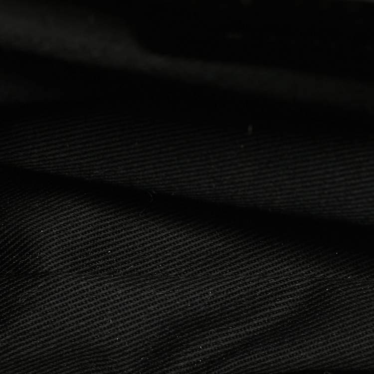 Pre Owned DKNY Yellow Pinstripe Quilted Leather Small Gansevoort Flap Shoulder Bag