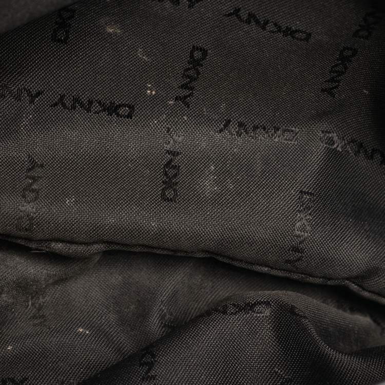 مملوكة مسبقًا DKNY Black Quilted Leather Allen Flap Shoulder Bag