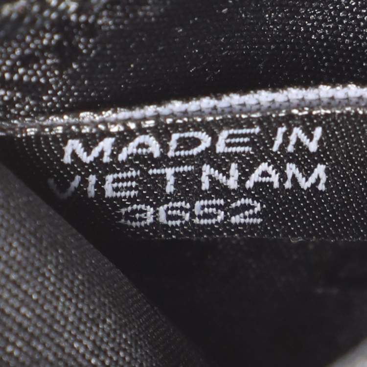 Pre Owned DKNY Flap Silver Leather Wallet On Chain